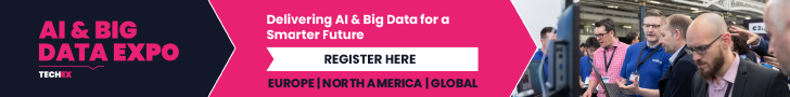 AI & Big Data Expo banner, a show where attendees will hear more about issues such as OpenAI allegedly using copyrighted data to train its new models.